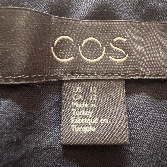 MINT COND COS TEXTURED SLATE BLUE NYLON TROUSERS SIZE 12 ORIG $150 - Picture 8 of 9